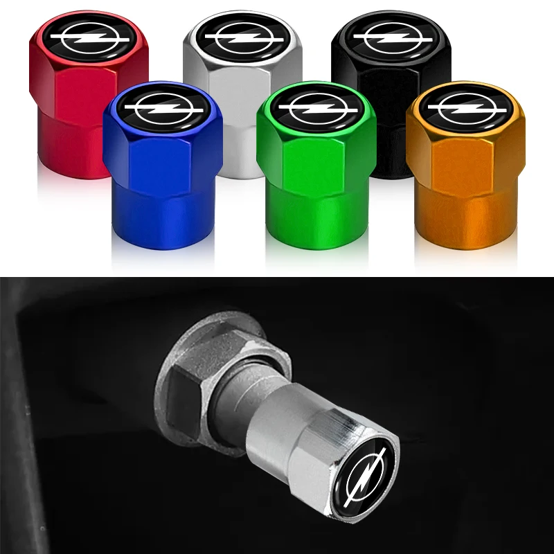 

4Pcs Metal Car Wheel Tire Valve Core Cap Car Styling For Opel Astra C G H Insignia J K Zafira B Corsa Vectra C Corsa C
