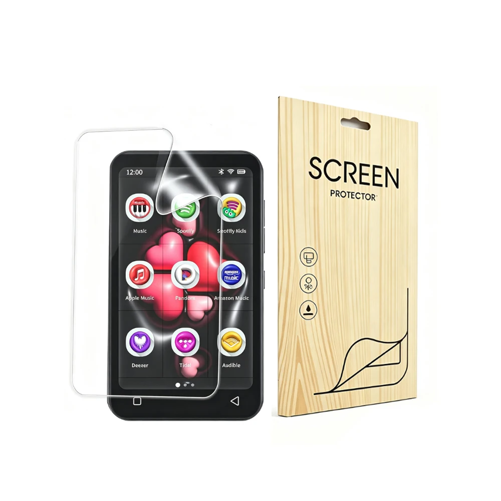 Full Coverage TPU Clear Film Anti-Stratch Screen Protector for Timmkoo Q3E/Q5 MP3 MP4 Player Accessories