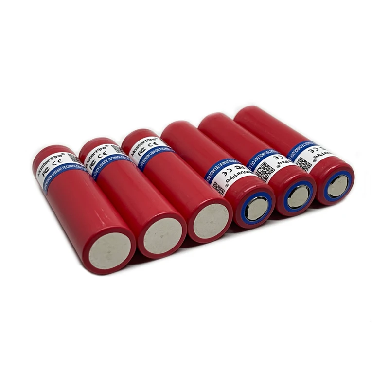 4 ชิ้น/ล็อต MasterFire Sanyo NCR18650GA 3500mAh 3.7V 18650 แบตเตอรี่ลิเธียมแบบชาร์จไฟได้สําหรับของเล่นไฟฉายแบตเตอรี่ 30A Discharge