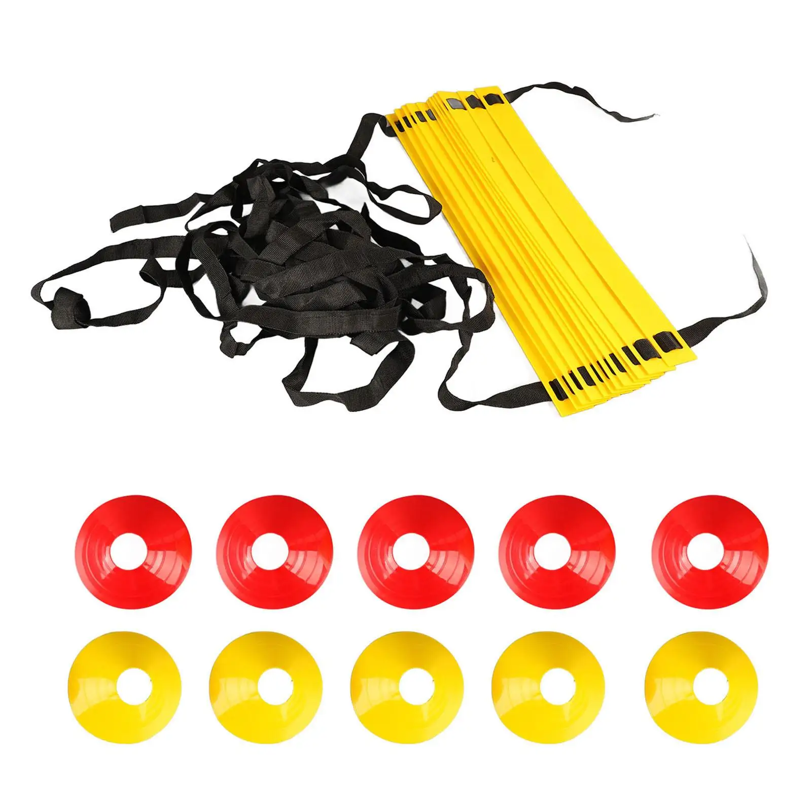 

Speed for training Kit Lightweight Speed for training Ladder Easy Carry Disc Cones Improve Endurance Enhance for training