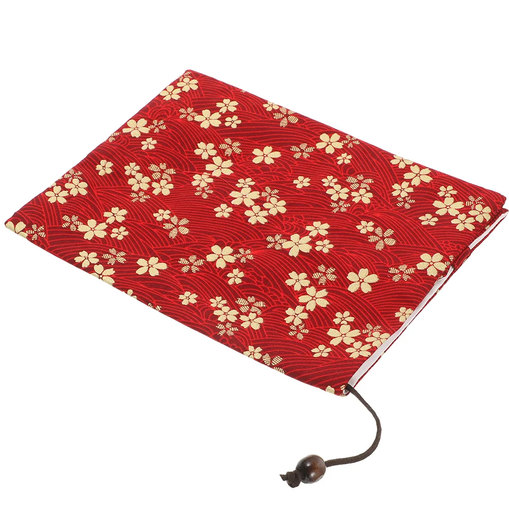 Hardcover Book Sleeve Protector for Student Creative Delicate Cloth Fabric Ornamental Decor