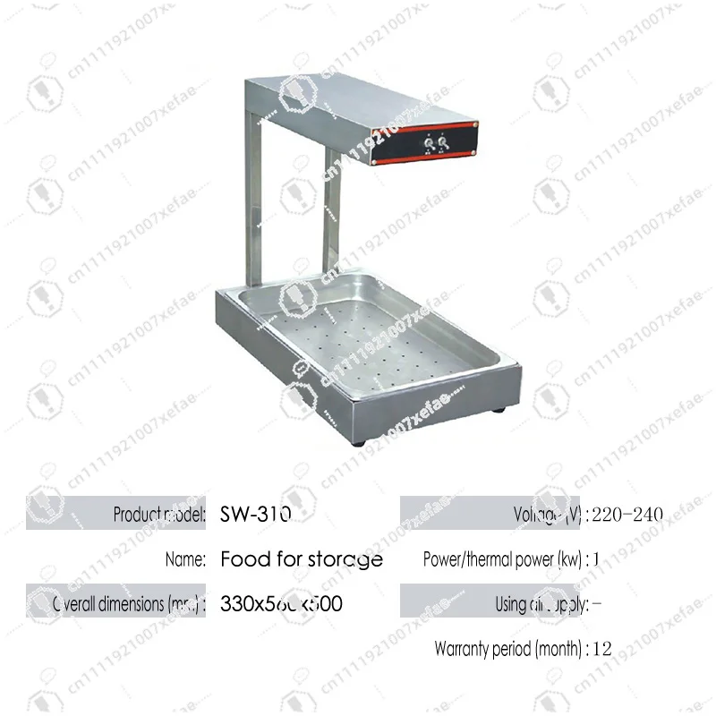 Food Crisper, French Fries, Automatic Constant Temperature Heating Cabinet, French Fries Workstation