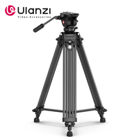 Ulanzi MT-81 Heavy Duty Tripod Aluminum Foldable DSLR Camera Tripod Camcorder Camera Professional Stand 8kg Load with 1/4  Screw