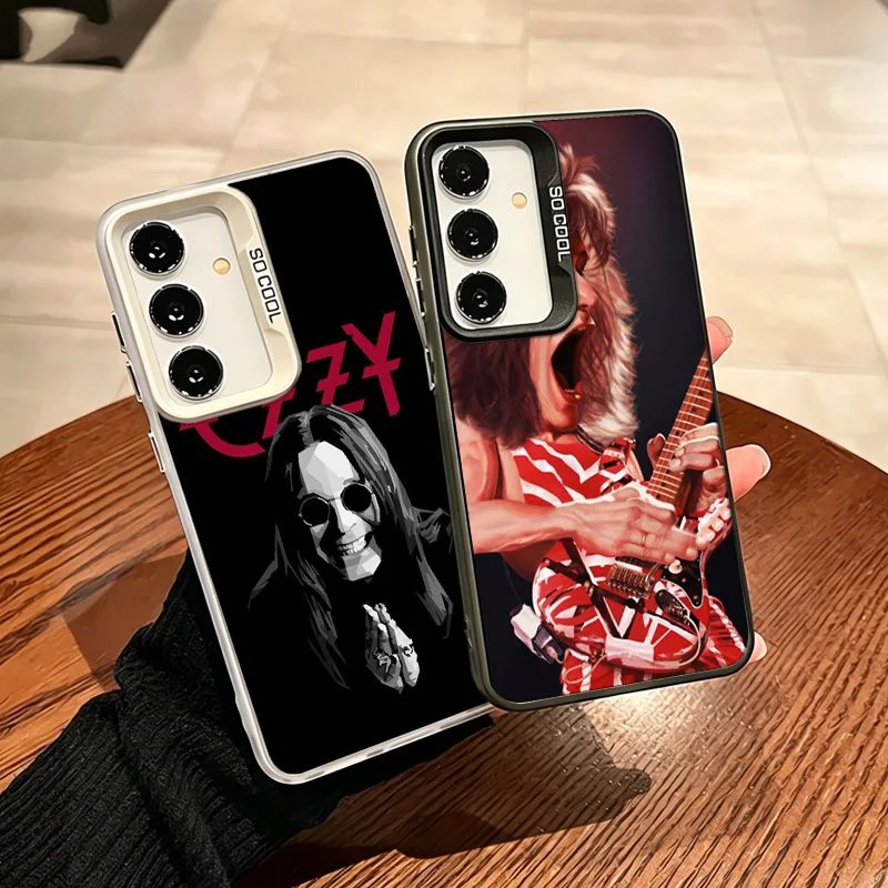 Eddie Van Halen Graphic Guitar Phone Case for Samsung A12 A13 A14 A22 A23 A24 A32 A33 A34 A54 A53 A52S Galaxy A02S A03S Core A04