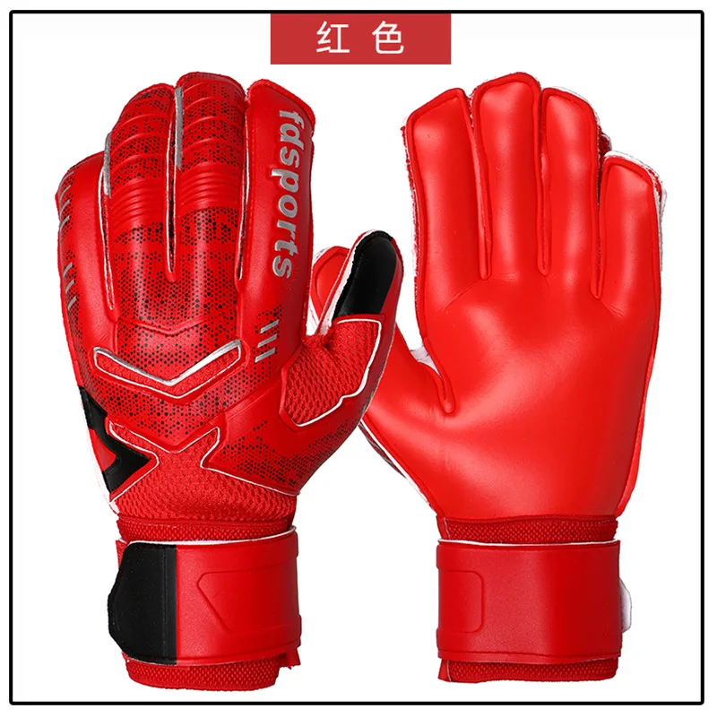 Fdsport kids Football Goalkeeper size 5 ~10 Students Special Game latex Protectors for Adults finger protection soccer gloves