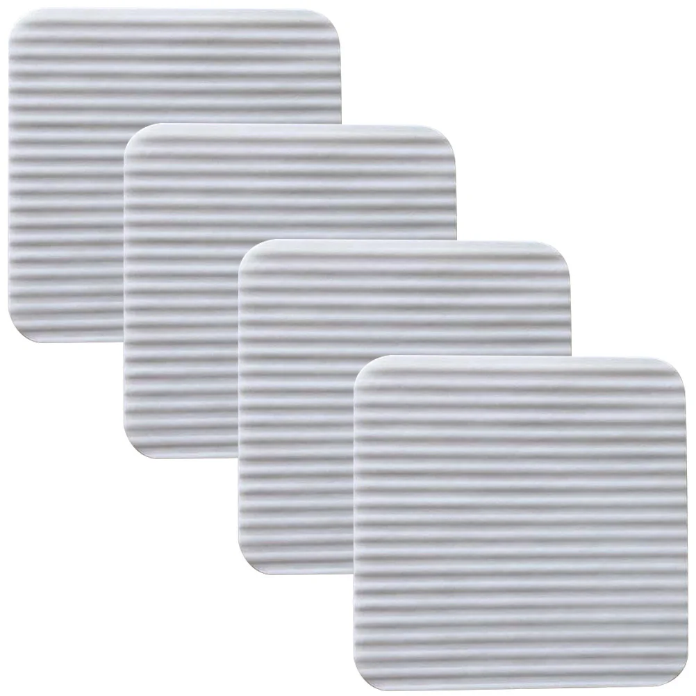 4 قطعة عدم الانزلاق البساط وسادة ملصق السجاد الشريط للأرضيات الصلبة منطقة السجاد القابض المطبخ الحمام الممر قبضة أمان #4