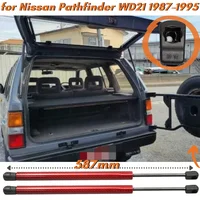 Cantidad (2) puntales de maletero para Nissan Pathfinder Terrano WD21 SUV 1987-1995 soportes de elevación trasera resortes de Gas amortiguadores