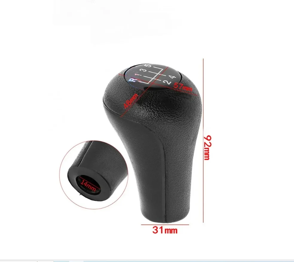 Car Gear Shift Knob Auto Shifter Knob Head For  E34 E39 M5 M3 M6 E36 E46 E21 E30 E36 E46 E28 Car Accessories 5/6 Speed