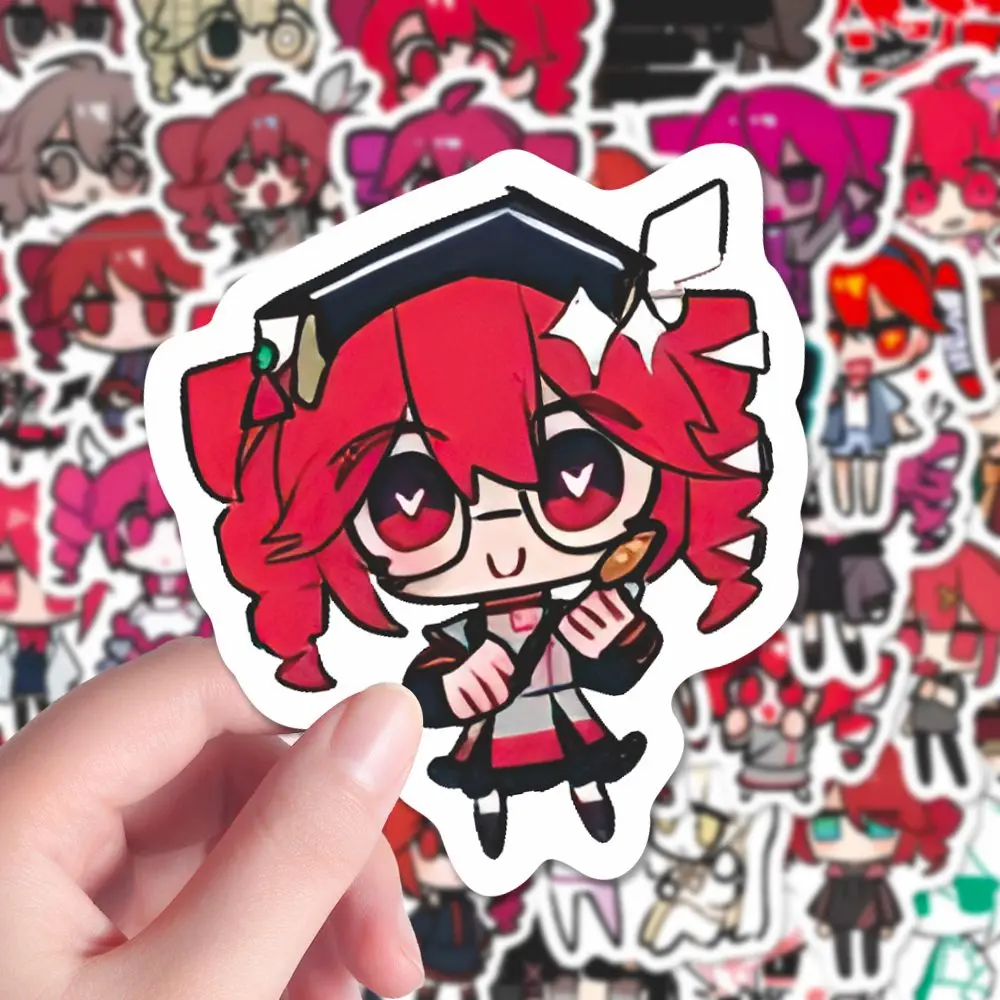 

100PCS Kasane Teto Anime Stickers Cartoon Graffiti Decals Helmet Skateboard Laptop Motorcycle Sticker DIY Decoration Gift