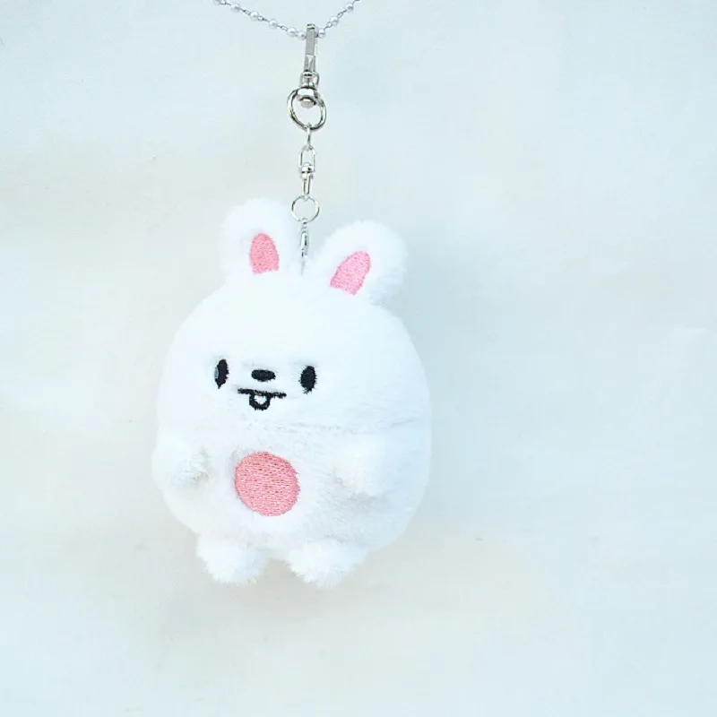 جديد Kpop الضالة الاطفال أفخم المفاتيح البسيطة الطرفية الكرتون ألعاب من نسيج مخملي قلادة دمية صغيرة هان Zhicheng SKZOO ظهره قلادة