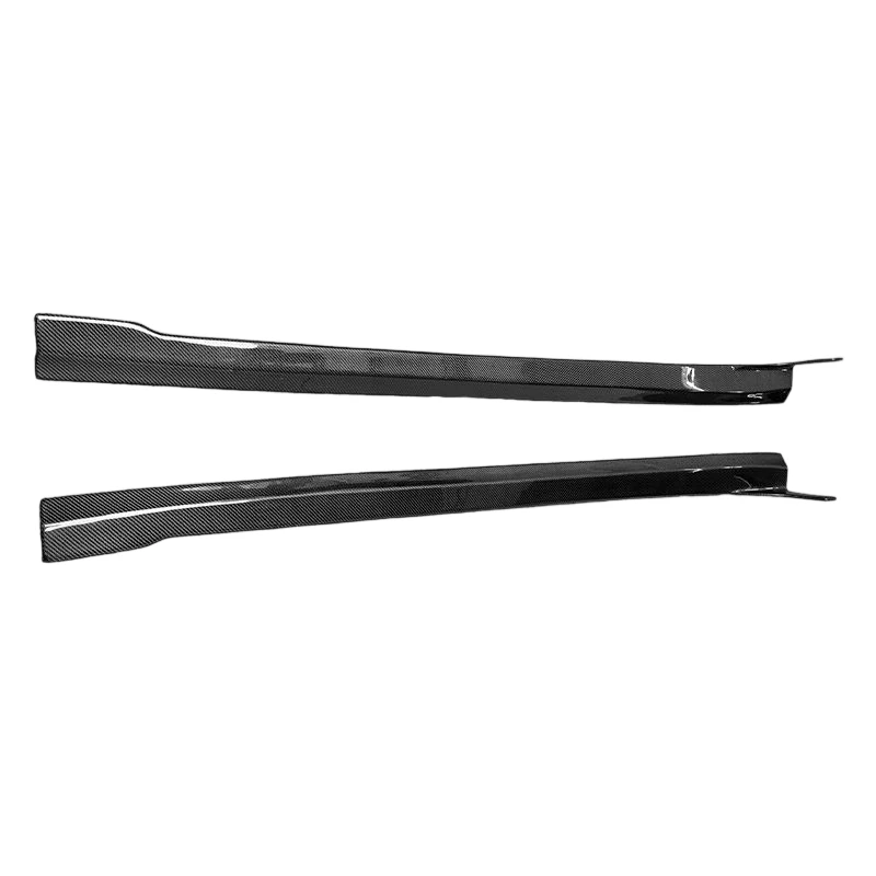 Extreme Makeover: Old To New Full CustomizationYOMDO W218 Rz Style Real Carbon Fiber Side Skirts Side Bumper Lip For  Be