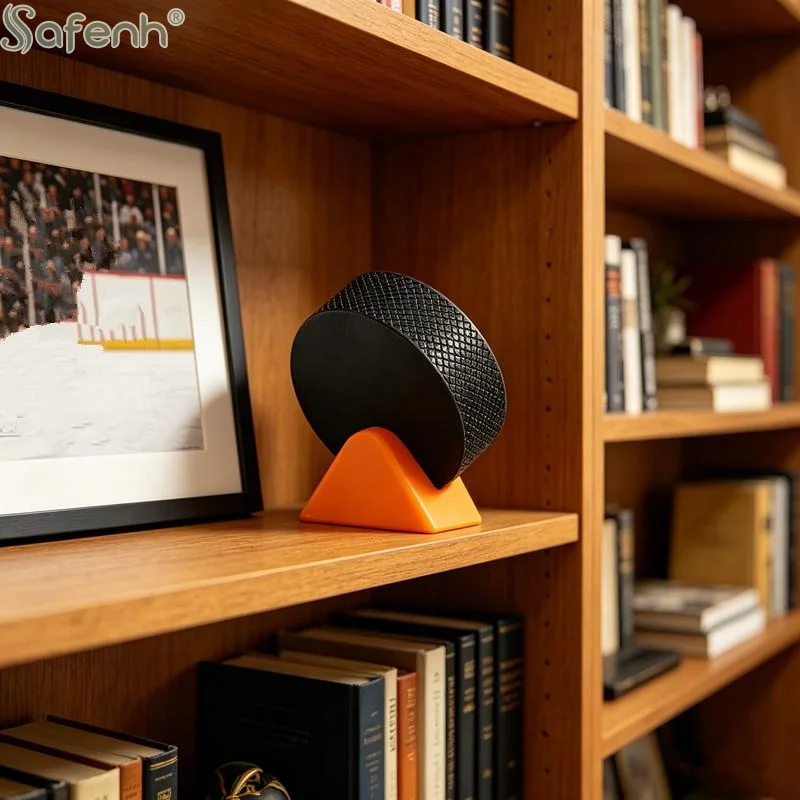 3D Printed Acrylic Hockey Puck Display Stand Transparent Acrylic Holder for Collection Showcase Sports Gift