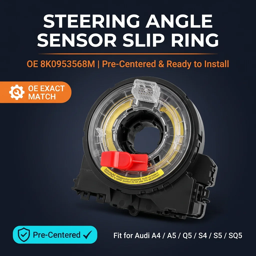 

NEW Steering Angle Sensor Slip Ring 8K0953568M For Audi A4 A5 Quattro Q5 S4 S5 SQ5 Automotive Sensors Parts