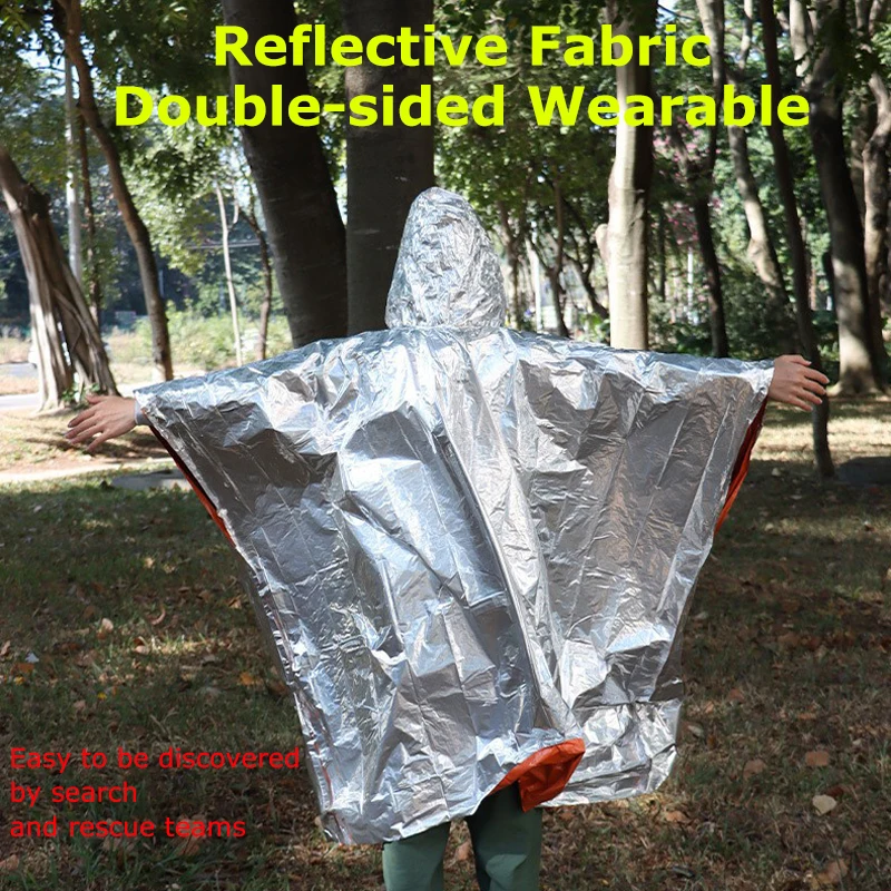 Multifunctional Emergency Rain - đánh giá và giá Emergency Poncho Rain