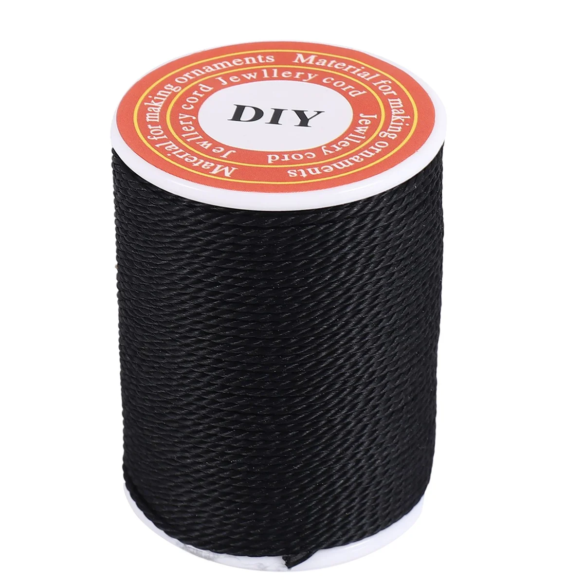 A03V لفة الأسود مشمع القطن قلادة الخرز الحبل سلسلة 1mm الساخن