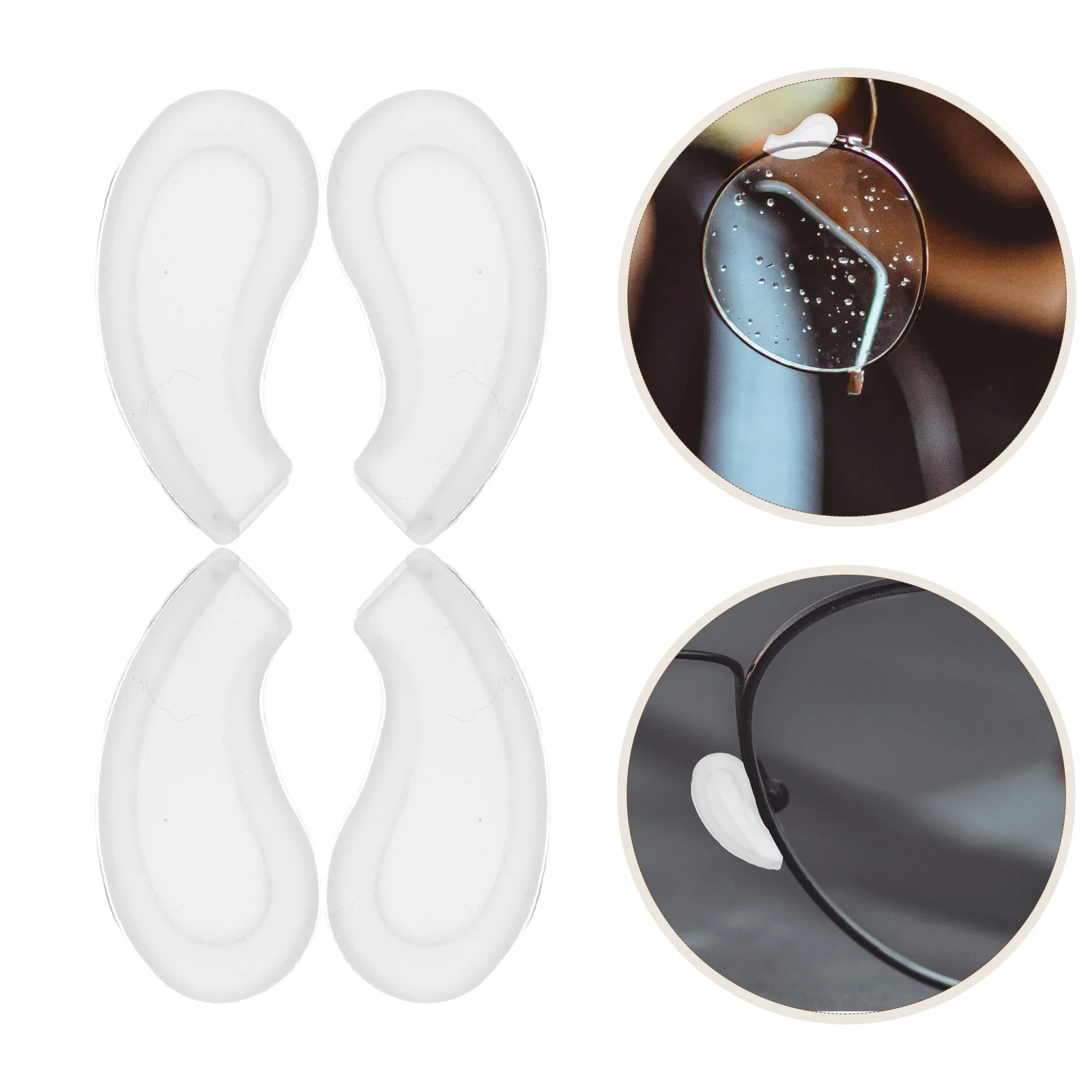 

10 Pairs Kids Silicone Pads Non-Slip Eyeglass Nose Grips Soft Replacement Cushions Anti-Slip Rubber Pads For Glasses Sunglasses