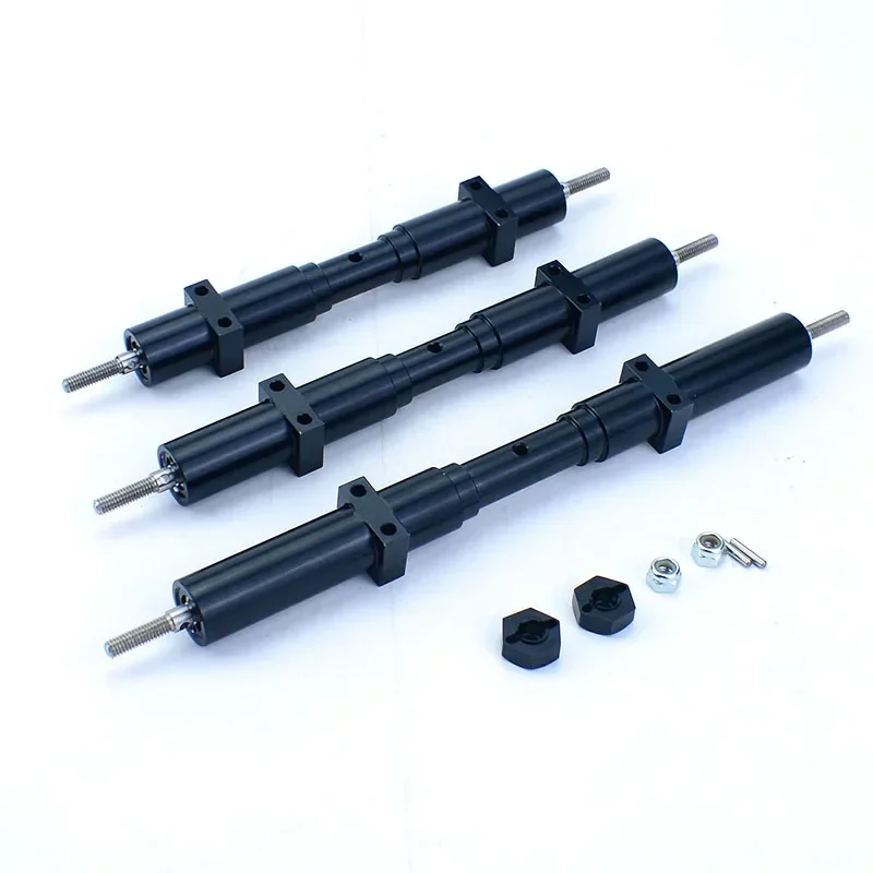 RC Truck Metal 120mm 140mm 167mm Trailer Axle for 1/14 Tamiya Crawler Car SCANIA 770S R620 VOLVO BENZ Arocs MAN TGX LESU