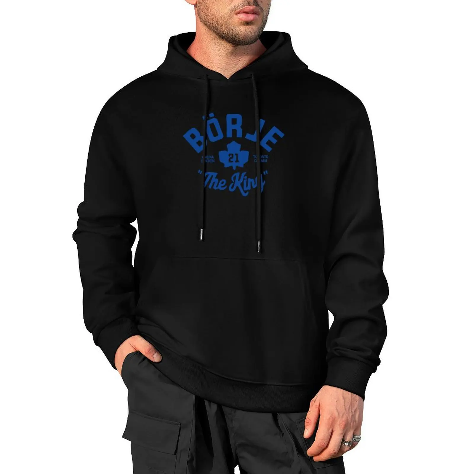 

Brje [blue text] (All profits to ALSCanada) Pullover Hoodie men's coat men wear streetwear men men's clothes mens hoodies