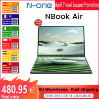 2024 N-one NBook air Windows 11 Intel N100 Dual 13.5 inch Dual Touch Screen 2 in 1Laptop 16GB+512GB