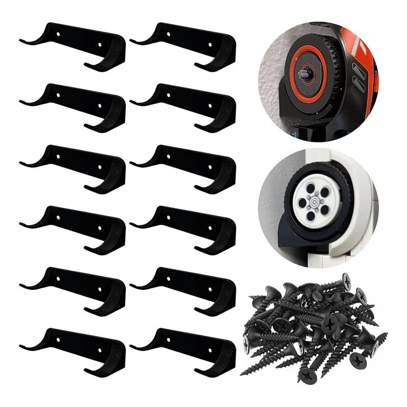 HIM-12Pcs Настенное крепление для модели автомобиля, держатель для дисплея, вертикальная стойка для хранения игрушек автомобиля для серии Speed Champion