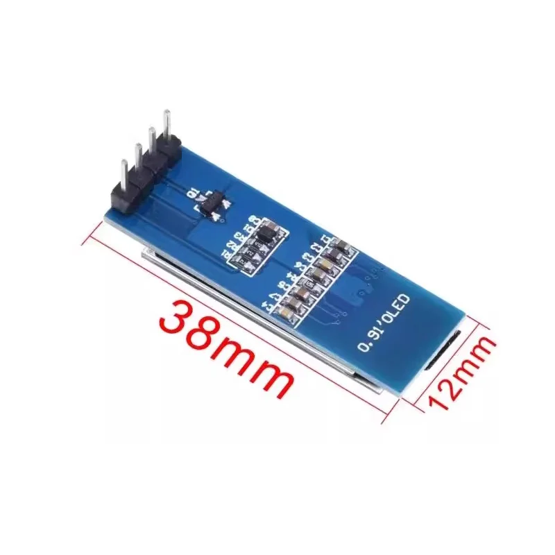 Imagem -05 - Módulo de Exibição Led para Arduino Branco Azul Oled Lcd Iic Comunique-se Rohs 091 128x32