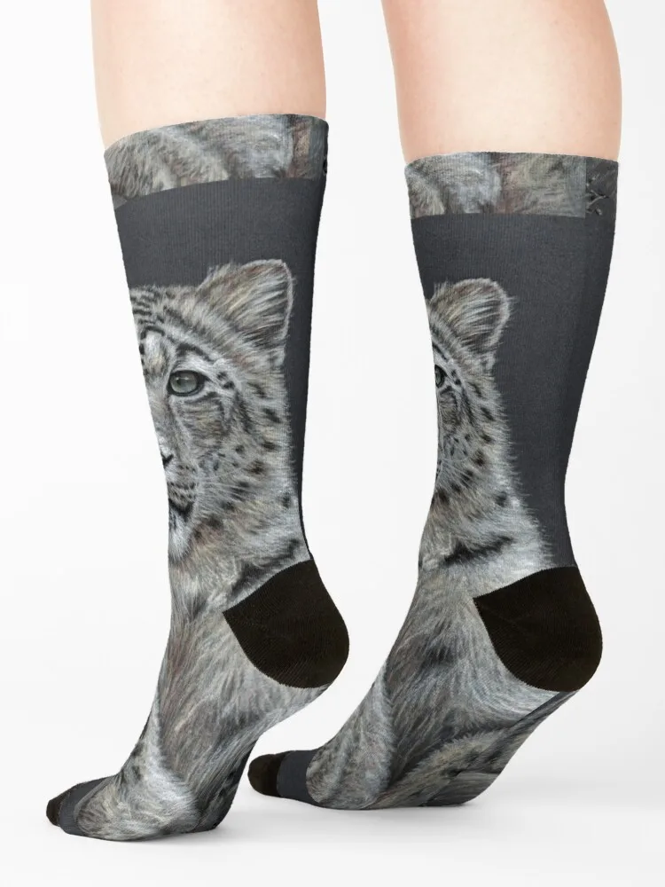 The Snow Leopard - Der Schneeleopard Socks Lots winter gifts shoes basketball Socks Female Men's