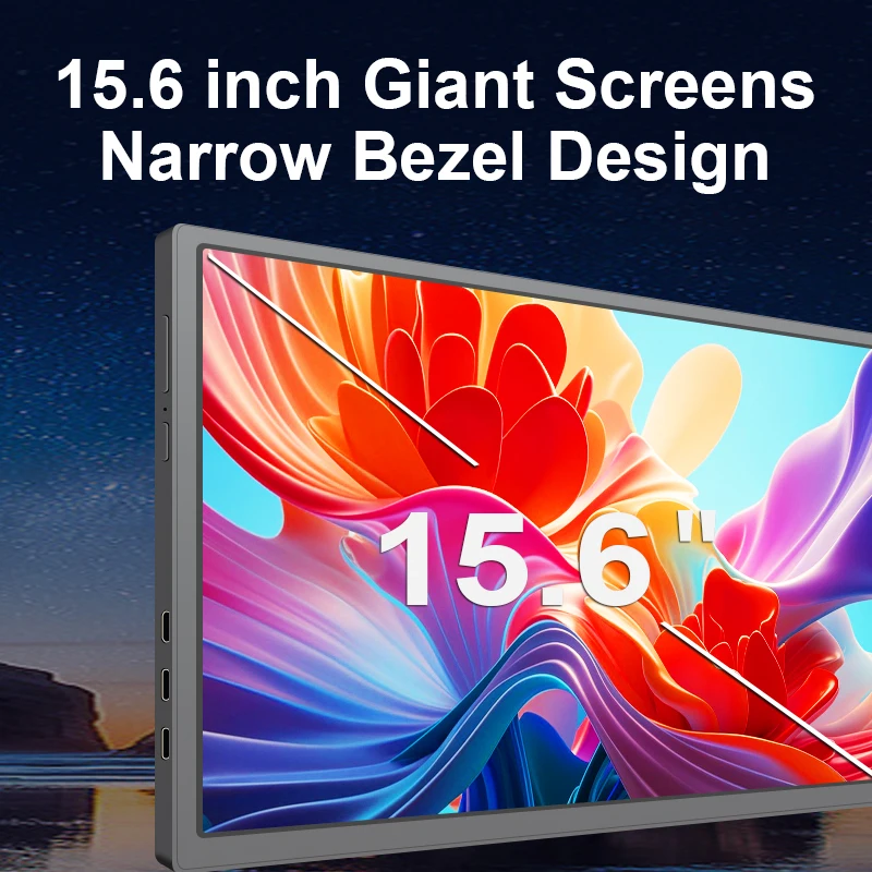 FOPO S9C 15.6 Inch Multi Screen Computer PC Split Display for Laptop Screen Extender 1920*1080P IPS Triple Portable Monitor view 2