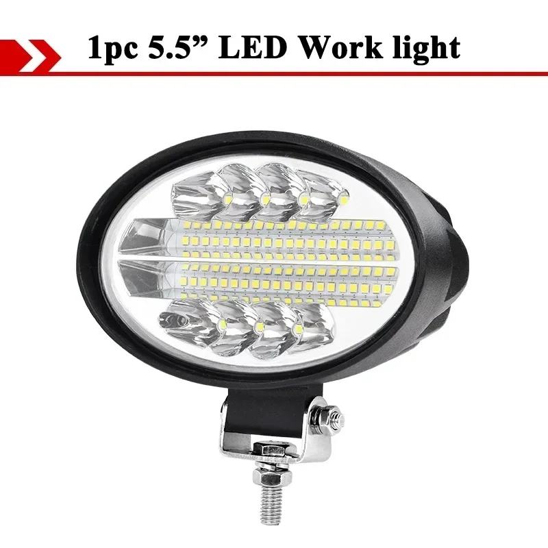 LED Traktor Oval Arbeitsleuchte 5 Zoll Autolampe 12V 24V Offroad-Kabinenscheinwerfer für Bergbau, Kran, Muldenkipper, Gabelstapler, ATV, Spotlight – Detail 15