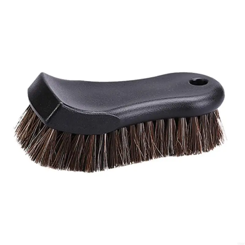 Auto Inner Horsehair Detailing Cleaning Brush For Leather Fabric Upholstery Care New