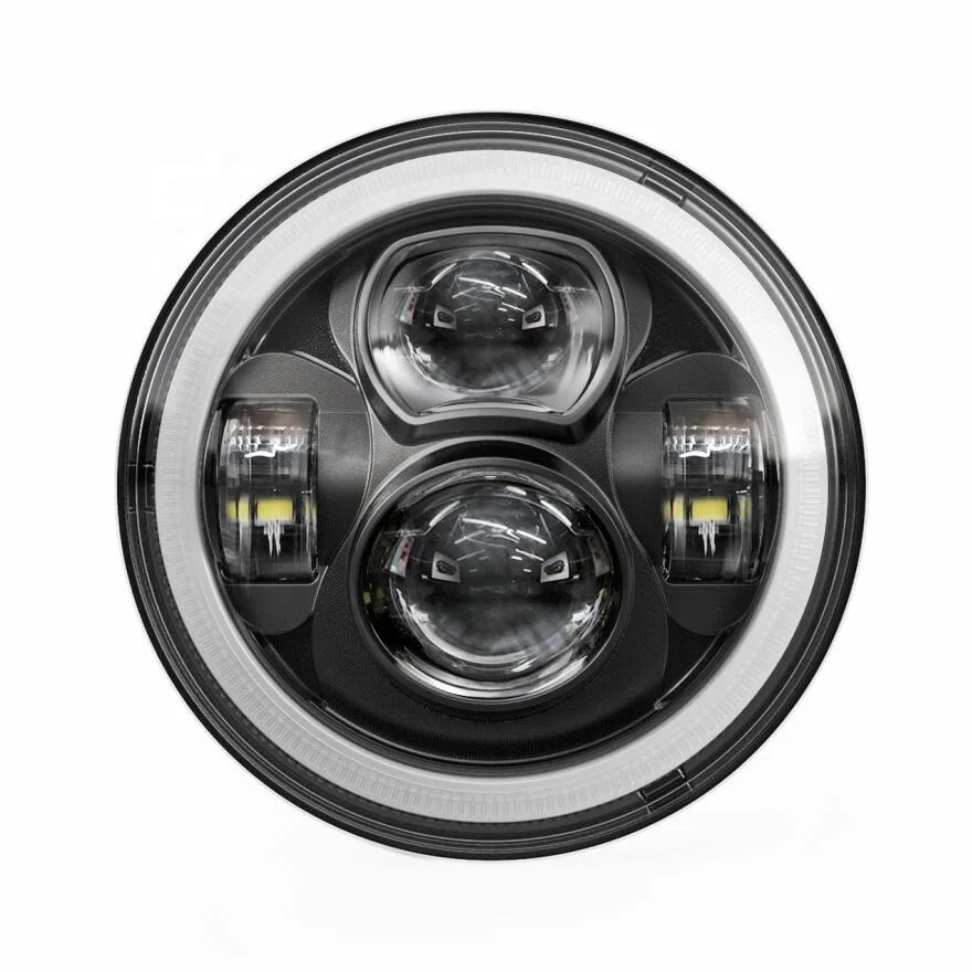 Led Headlights for 2018+ Suzuki Jimny Accessories Halo Angel Eyes for 1985-1995 Suzuki Samurai Accessories 4x4 OffRoad Parts