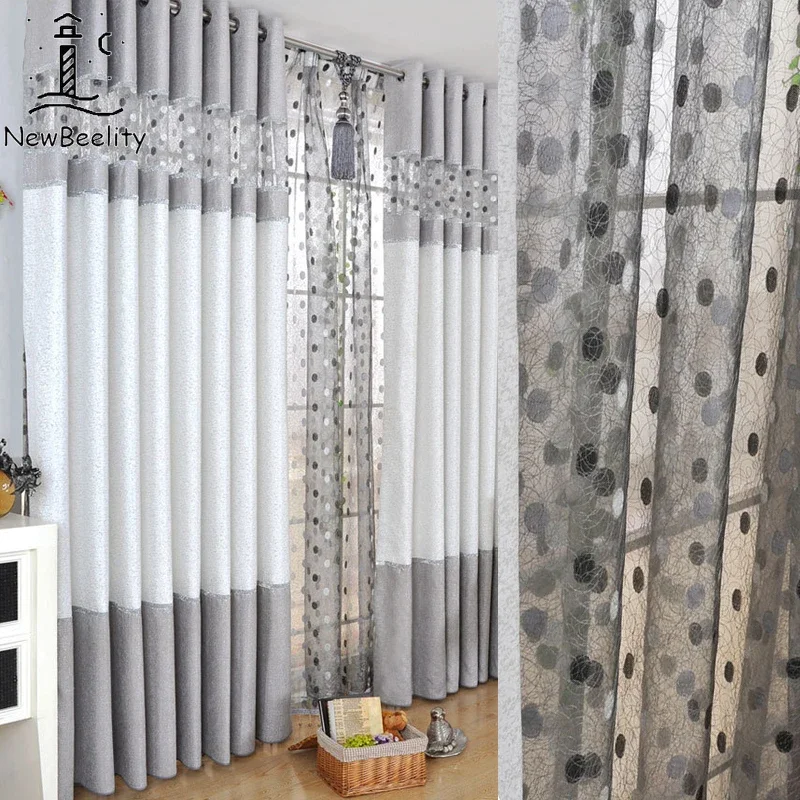 

Chenille Splicing Chinese Jacquard Curtains Living Room Bedroom Window Blackout Luxury Custom Thicken Cloth Decorative Tulle Set