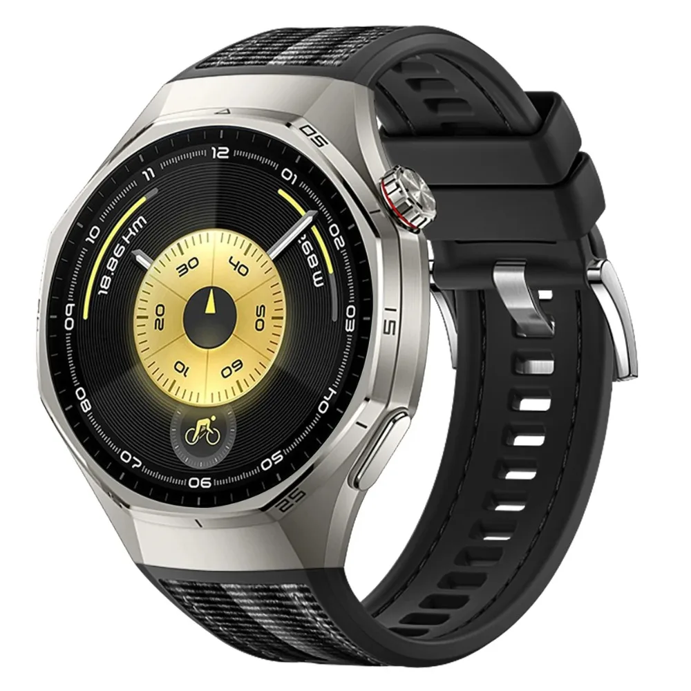 Official Nylon Woven Silicone Strap for Huawei Watch GT6 Pro 46mm Comfortable Wristband Huawei Watch GT6 Pro Replaceable Correa image 2