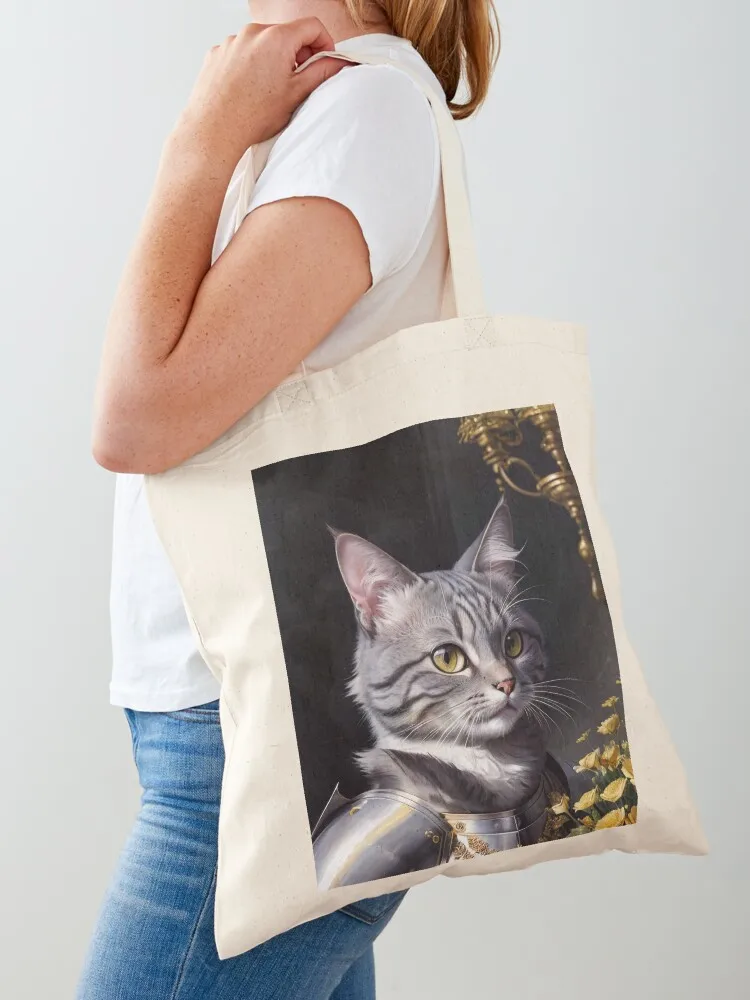 

Cat Knight #16 Tote Bag eco bag folding the tote bag free delivery bags Woman shopper
