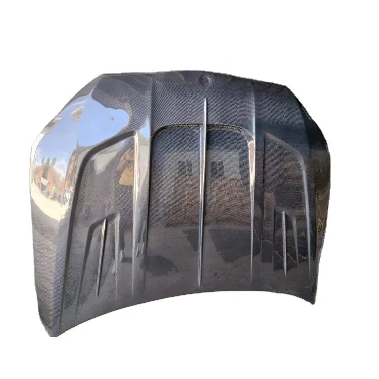 Brand New Car Hood Modified LD Style Carbon Fiber Front Rear Lip Rear Spoiler Hood for Benz GLE Series GLE63 AMG Sport Edition