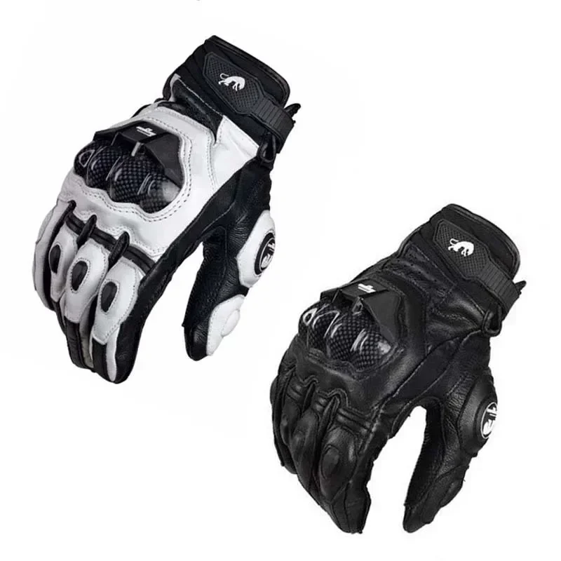 

Leather Motorcycle Racing Off-road Long Finger Riding Windproof Motorcycle Accessories