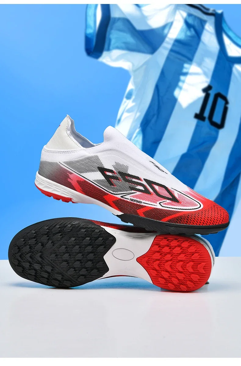 Herren Original Fußballschuhe Hochwertige Atmungsaktive Ultraleichte Profi-Fußballschuhe für Spielfeld und Training – Detail 27