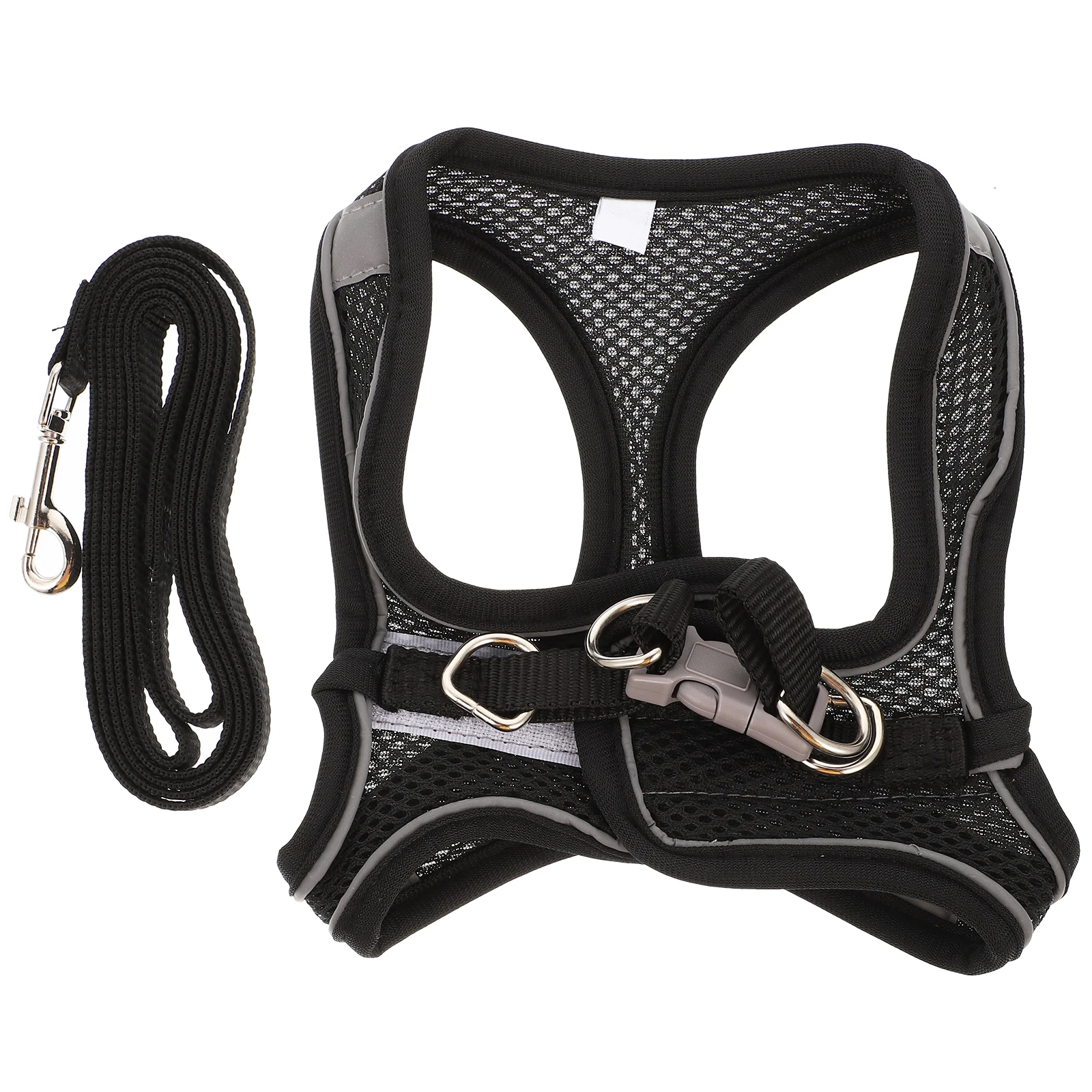 

Pet Leash Cat Harness Kitten Traction Breathable Outdoor Walking Rope Vest Mesh Fabric Adjustable Lightweight Portable 12m Long