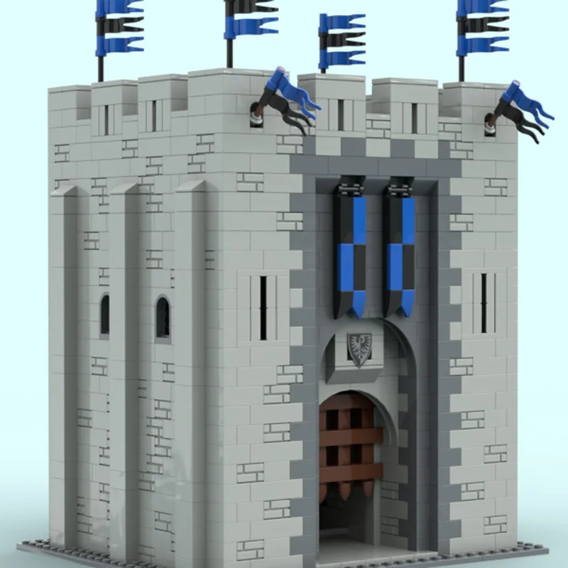 MOC building blocks assemble toy Castle Gate series model 1749pcs creative holiday gift for all architecture lovers