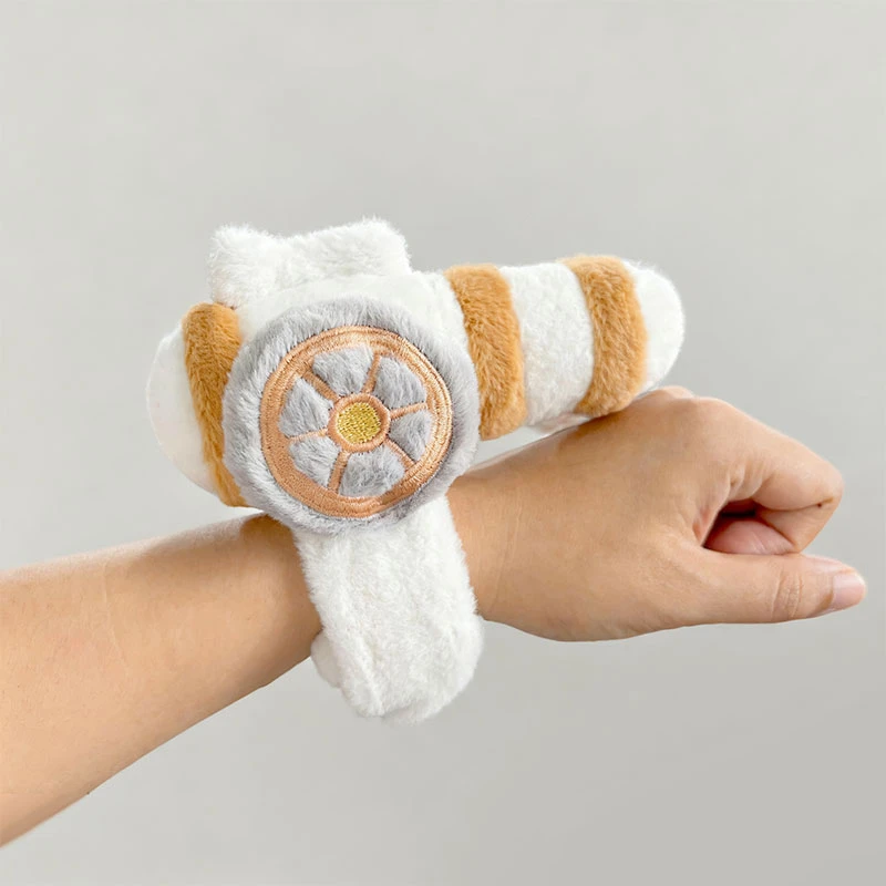 20 cm Nette Slap Band Tier Armband Armband Schwein Fuchs Panda Waschbär Papagei Plüsch Hand Ring Armband Weiche Spielzeug Kreative geschenk – Detail 34
