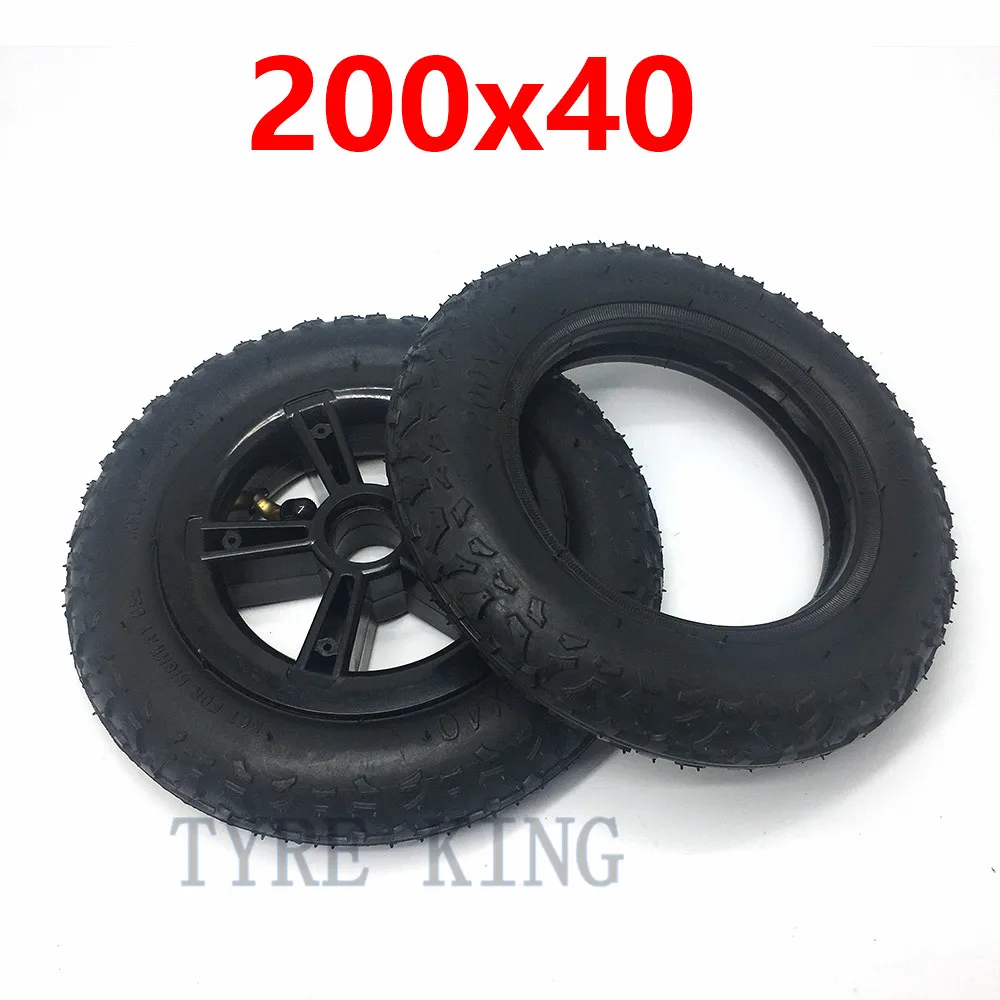 200x40 8 Inch Inner Tube Wheel Non Slip Rubber Tire for Scooter  Accessories Stroller Folding Bicycle