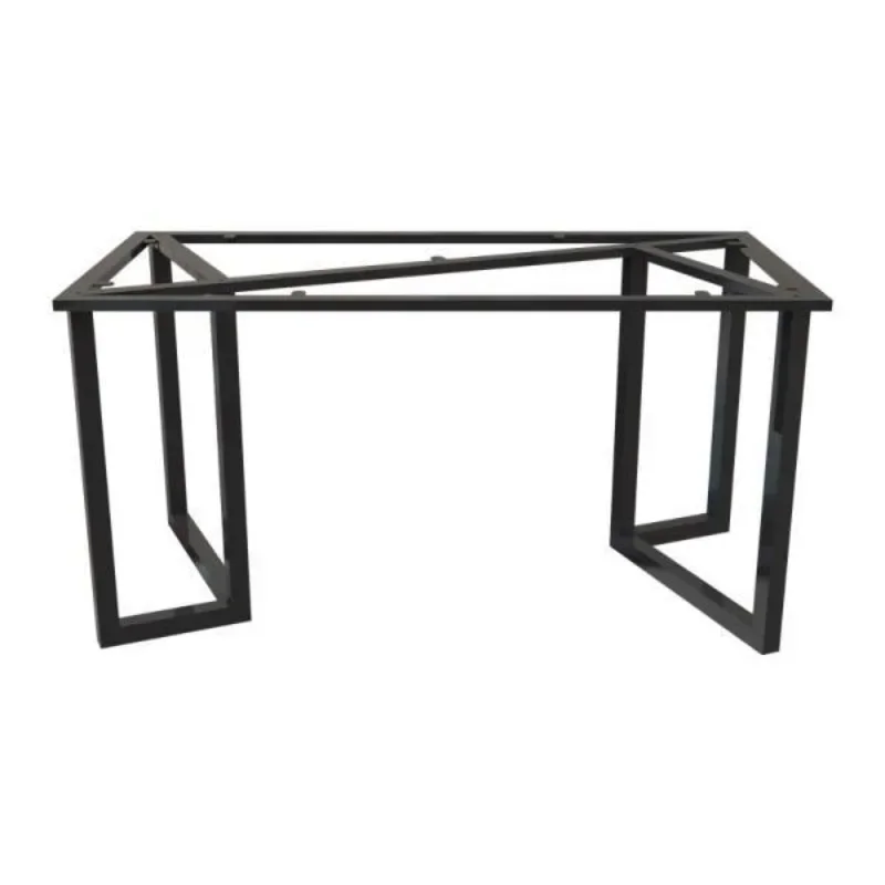Desk seven-character frame table leg wrought iron bracket metal table foot office leg computer   leg bracket