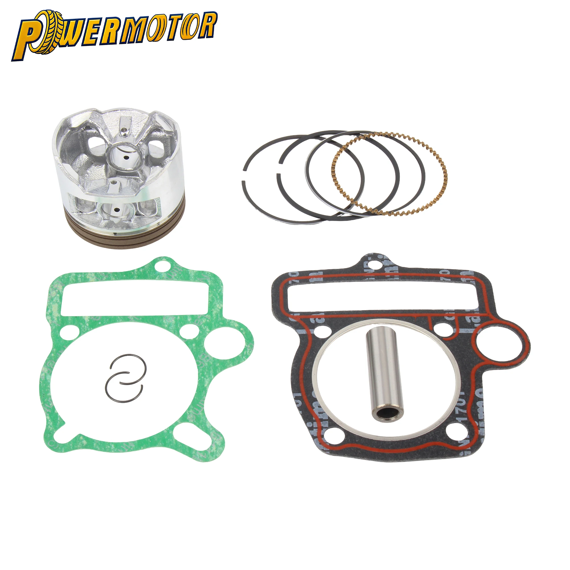 

Motorcycle 56mm Piston Cylinder Gasket Kit For YX140 YX150 TK140 TK149 ZS140 Dirt Bike Motocross Egnine Replacement parts