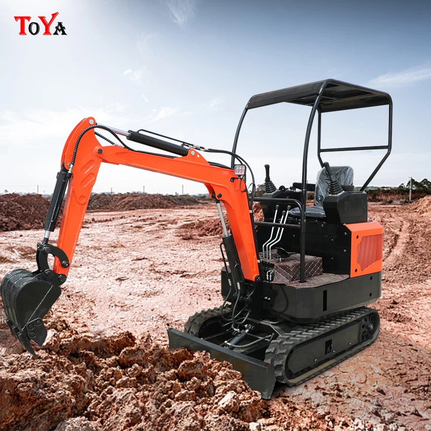 

Small excavator for household use, soil excavation for agriculture, one ton orchard micro excavation project, indoor crushing,