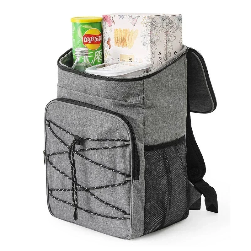 20L Portable Thermal Lunch Bag Durable Thicken Waterproof Cooler Ice Insulated Case Camping Oxford Food Box Dinner Backpacks