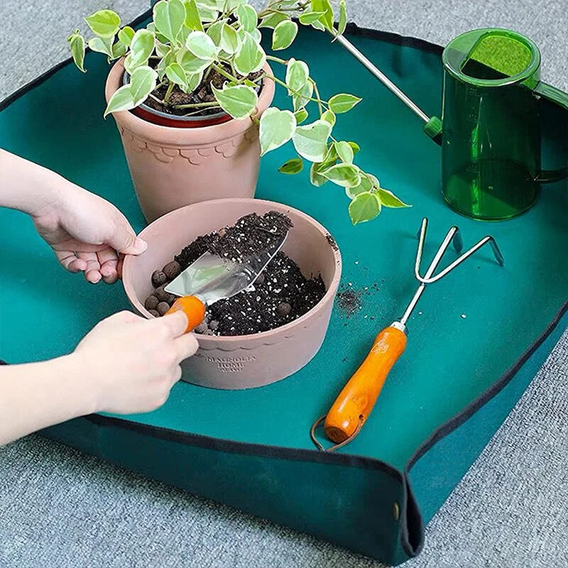 Planting Mat Gardening Repotting Mat for Indoor Plants Reusable Garden Potting Pad Waterproof Flower Pots Transplanting Mats