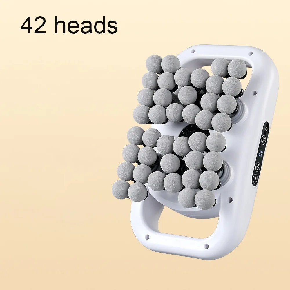 

Массажер для фасций с 42 головками, многофункциональный массажер для мышц с 48 головками, для глубокого расслабления, профессиональный массажер для поясницы и спины
