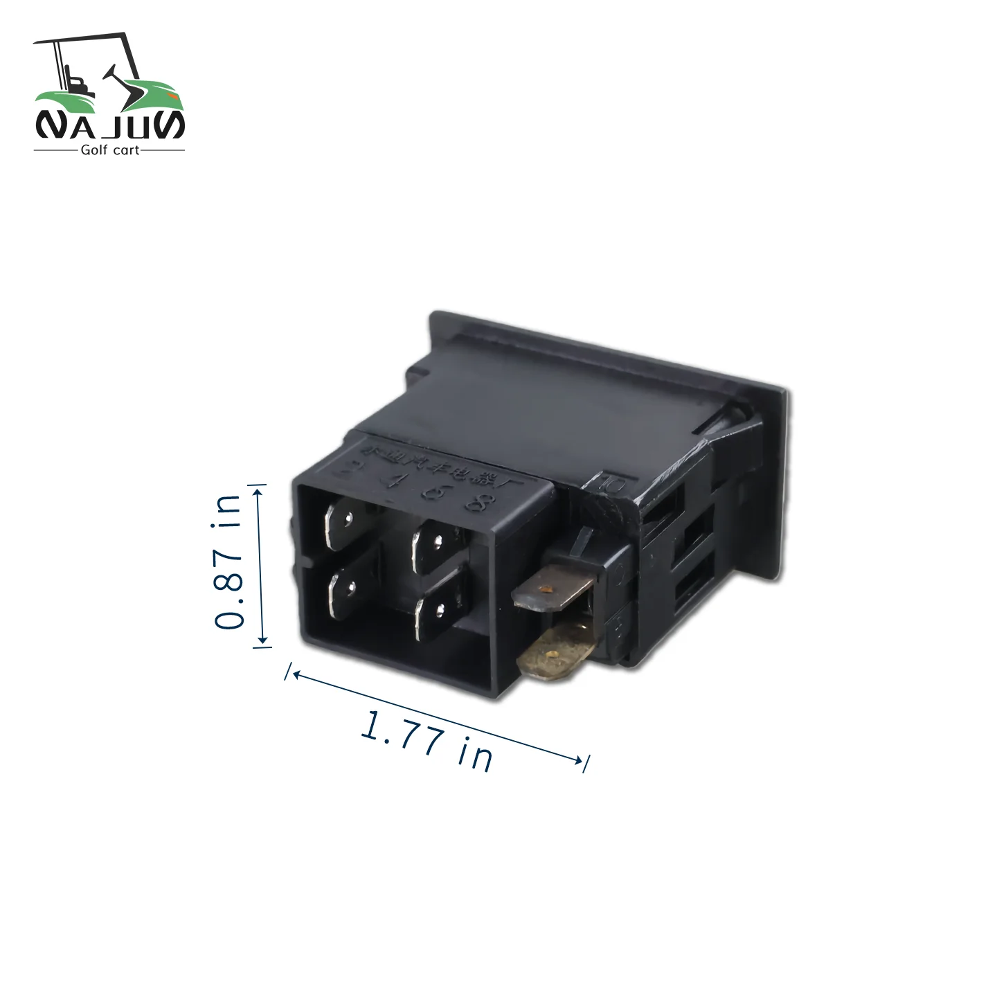 Golf Cart Accessories Universal Golf Cart Hazard Warning Switch Double Flasher for Club Car E-Z-GO Yamaha Marshell Eagle