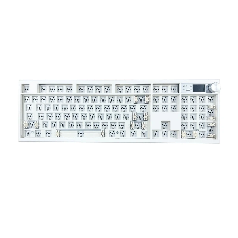 DN59 GMK104 Wireless Mechanical Keyboard Crafting Kit With Display And User Friendly Knob For Personalizing Touching