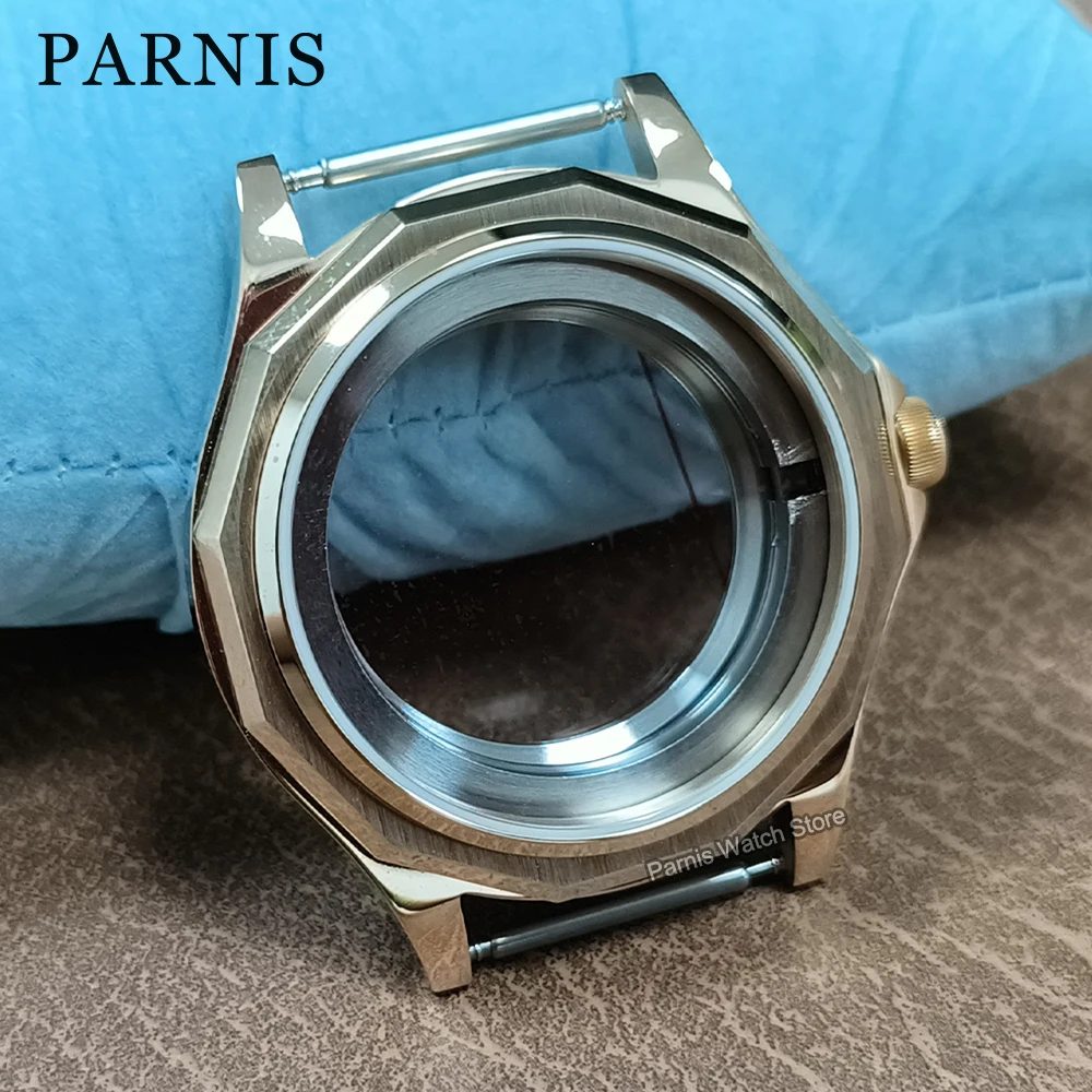 41mm Bronze Material Watch Case Sapphire Crystal 5bar Water Resistance Fit for Japan Miyota8215 Automatic Movement