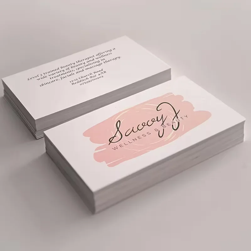 Customized Double-Sided Matte Paper Business Cards Personalized Thank You Cards Small Business Exclusive Customizable Greeting C 3